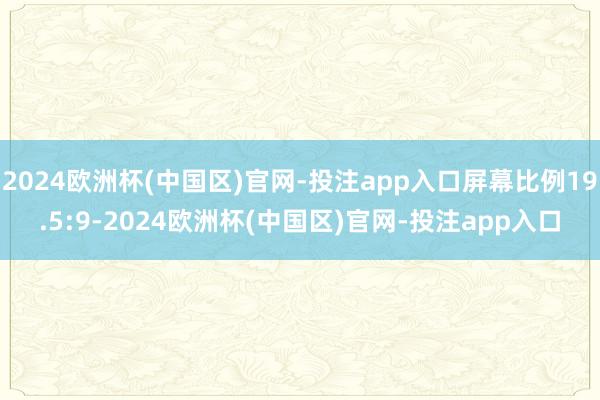 2024欧洲杯(中国区)官网-投注app入口屏幕比例19.5:9-2024欧洲杯(中国区)官网-投注app入口