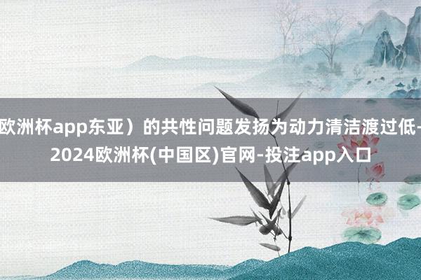 欧洲杯app东亚）的共性问题发扬为动力清洁渡过低-2024欧洲杯(中国区)官网-投注app入口