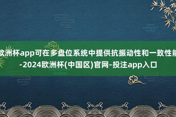 欧洲杯app可在多盘位系统中提供抗振动性和一致性能-2024欧洲杯(中国区)官网-投注app入口