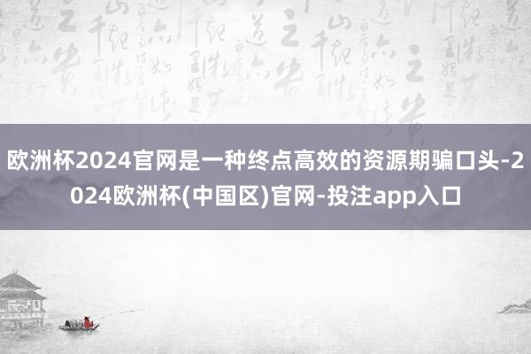 欧洲杯2024官网是一种终点高效的资源期骗口头-2024欧洲杯(中国区)官网-投注app入口